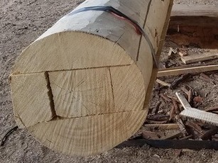 HandPeeled Spruce Pole & Post Wrap